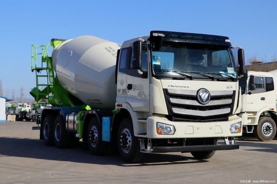 Fukuda Auman ETX 340 cavalos de potência 8X4 7,87 caminhão de mistura de concreto quadrado