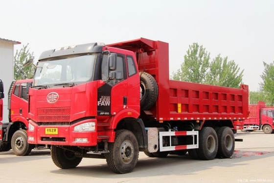 FAW J6P caminhão pesado 0 Km 350 HP 6X4 371 375HP 5.8m camião de descarga com janela automática