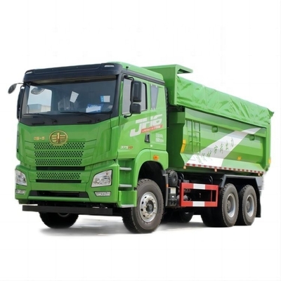 Carros de segunda mão 0 km Qingdao Jiefang JH6 Caminhão pesado 375hp 371hp 6X4 5.6m Caminhão de lixo
