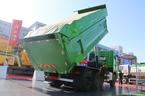 Atualize o seu negócio com o Jiefang JH6 camião pesado 375 371hp 6X4 5.6m camião de lixo