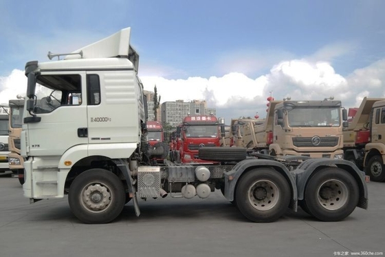 2 número de mudança de marcha atrás 375hp 6X4 M3000 cabeça de reboque do caminhão de Shaanxi Automobile