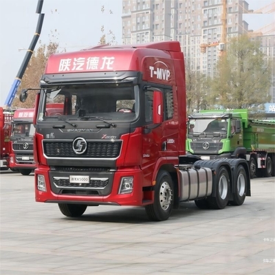 490 HP 6X4 cabeça de caminhão de tração com 6 cilindros Shaanxi Automobile Heavy Cadron X5000