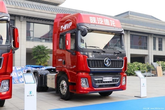 490 HP 6X4 cabeça de caminhão de tração com 6 cilindros Shaanxi Automobile Heavy Cadron X5000