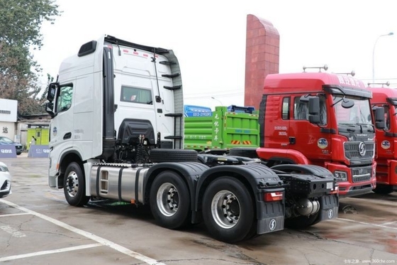 Caminhão usado Delong X6000 560 HP 6x4 Tração Caminhão cabeça com meia fila de filas de assentos