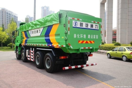 Shacman Delong M3000 336 HP 8X4 Dump Trucks com 12 marchas para a frente e direita