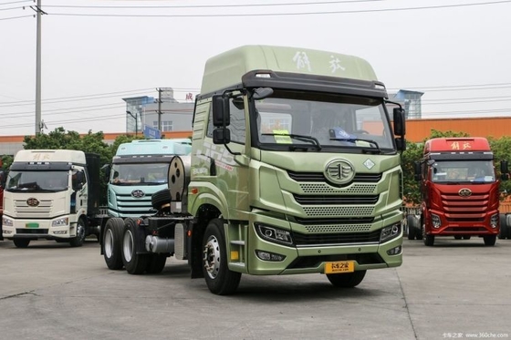Qingdao Jiefang JH5 caminhão pesado 480 HP 6X4 caminhões tractor de GNL com Cruise Control ACC