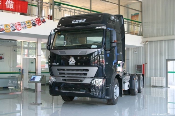HOWO Camião pesado da série A7 320HP Camiões tractor 6X4 com janela automática