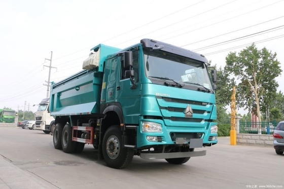 Carros usados baratos com suspensão pneumática HOWO Caminhão pesado 380 HP 6X4 Caminhões de lixo