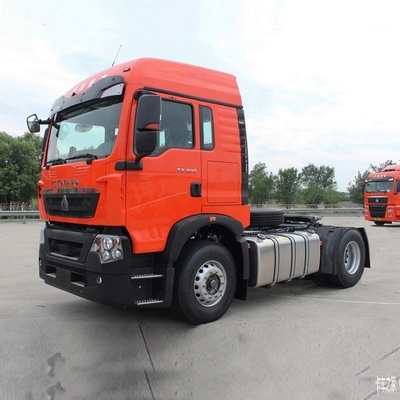 400HP 4X2 Automático Ar condicionado Branco National Truck pesado HOWO TX caminhões tractor