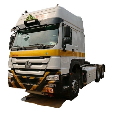 Caminhão pesado nacional de segunda mão de 0 Km HOWO 380 cavalos de potência 6X4 CNG caminhões tractor