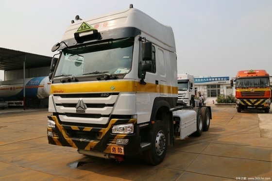 Caminhão pesado nacional de segunda mão de 0 Km HOWO 380 cavalos de potência 6X4 CNG caminhões tractor