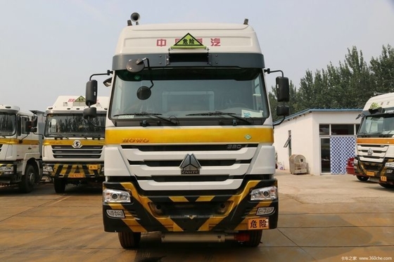Caminhão pesado nacional de segunda mão de 0 Km HOWO 380 cavalos de potência 6X4 CNG caminhões tractor