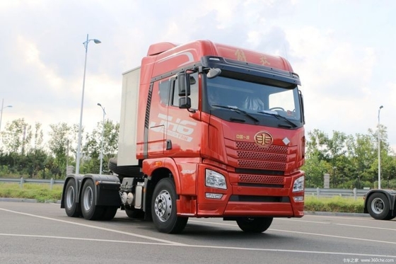 Transmissão manual Boutique Qingdao Jiefang JH6 camião pesado 430 HP 6X4 CNG caminhão tractor