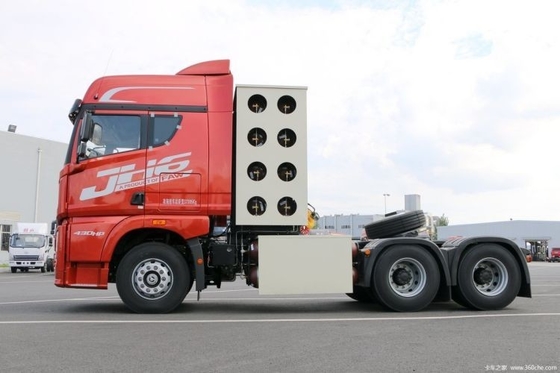 Transmissão manual Boutique Qingdao Jiefang JH6 camião pesado 430 HP 6X4 CNG caminhão tractor
