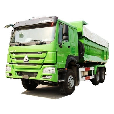 Comprado Usado HOWO Dump Tipper Truck 6X4 340 HP 5,6m para transporte de carga pesada