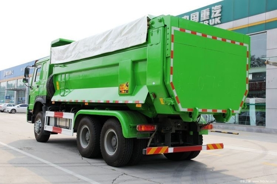 Comprado Usado HOWO Dump Tipper Truck 6X4 340 HP 5,6m para transporte de carga pesada