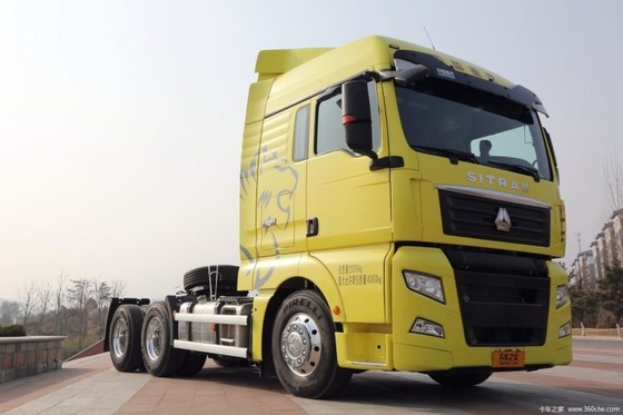 540 HP 6X4 Sinotruck SITRAK C7H Trator de caminhão pesado com tipo e características de direção certas