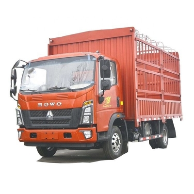 Tanque de carga Dimensão 4,15*2,45*2,3m Caminhão pesado HOWO Wang 4X2 160HP Caminhão leve de grade