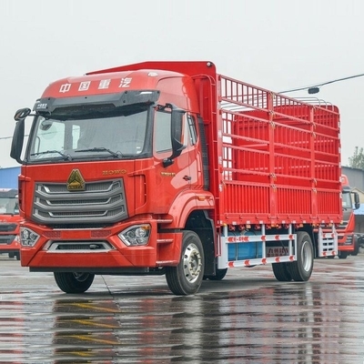Caminhão de carga média 220HP Sinotruk HOWo N5W 4X2 6.7m Caminhão de rede de armazém com câmera traseira 360 °