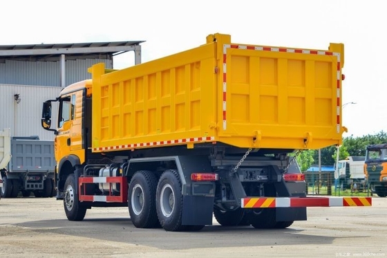 Weichai Motor 400 HP 6X4 6.3m camião de descarga para 2 passageiros no camião pesado nacional