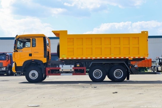Weichai Motor 400 HP 6X4 6.3m camião de descarga para 2 passageiros no camião pesado nacional
