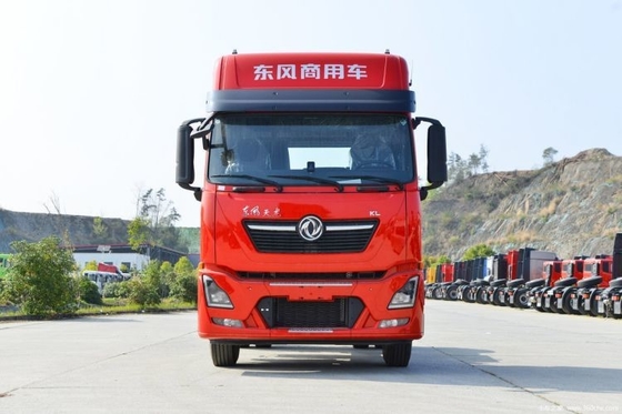 Meia fileira de assentos fileiras Dongfeng Tianlong KL 385 HP 4X2 caminhões tractor com touch screen