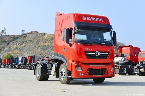 Meia fileira de assentos fileiras Dongfeng Tianlong KL 385 HP 4X2 caminhões tractor com touch screen
