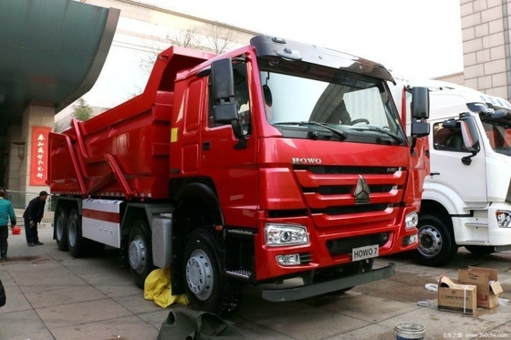 Popular segunda mão SINOTRUCK HOWO caminhão pesado 440 HP 8X4 camião de lixo 7,6m