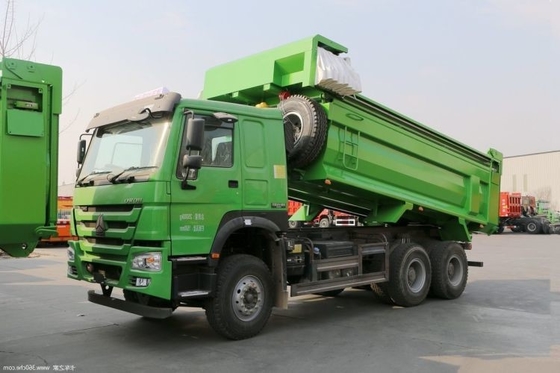 Mercado de automóveis usados SINOTRUCK HOWO 340 HP 6X4 6m camiões de descarga com pedido do cliente