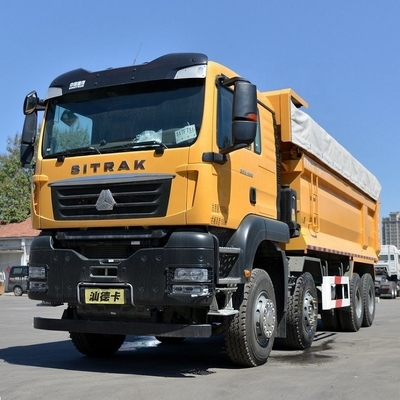 Transmissão manual Sinotruk Shandeka SITRAK G7W caminhão pesado 400 HP 8X4 6.8m camião de descarga