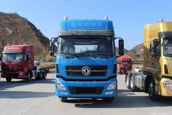 Caminhão pesado Dongfeng Tianlong 340HP 4X2 Tractor Janela automática e Euro Emission