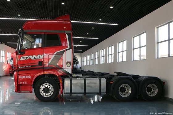 Caminhão pesado Trinity 485 HP 6X4 Caminhão diesel cabeça com suspensão de ar e assento do condutor