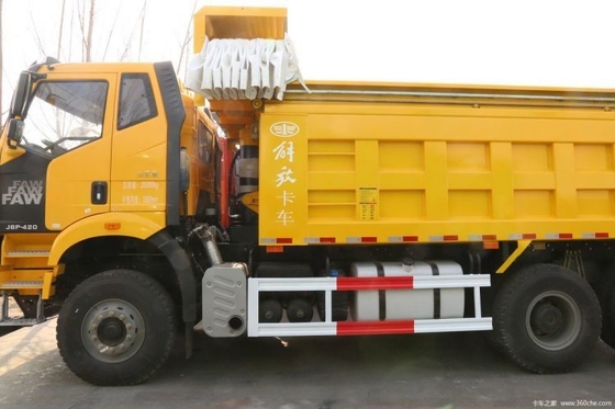 420 HP 6X4 Faw Jiefang J6P caminhão pesado versão de montanha caminhão de descarga com tela sensível ao toque