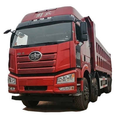 Euro 2/3/4 Emissão 460HP Faw Jiefang J6P 8X4 8,2m camiões de lixo para venda e segunda mão