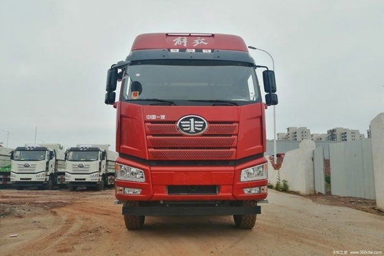 Euro 2/3/4 Emissão 460HP Faw Jiefang J6P 8X4 8,2m camiões de lixo para venda e segunda mão