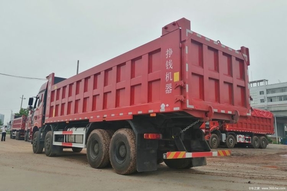 Euro 2/3/4 Emissão 460HP Faw Jiefang J6P 8X4 8,2m camiões de lixo para venda e segunda mão
