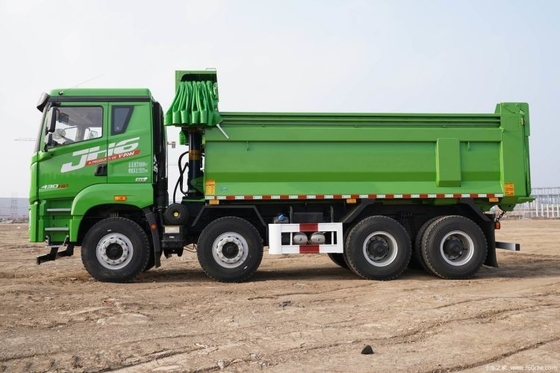Profissional de Qingdao Jiefang JH6 430 HP 8X4 6 metros camiões de descarga com pneu número 12