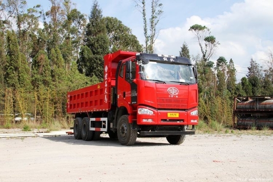 10 Número de pneu FAW Jiefang J6P camião pesado versão sudoeste 370HP 6X4 6.4m camião de descarga
