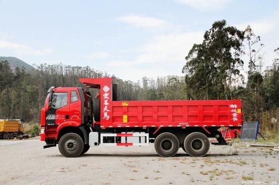 10 Número de pneu FAW Jiefang J6P camião pesado versão sudoeste 370HP 6X4 6.4m camião de descarga
