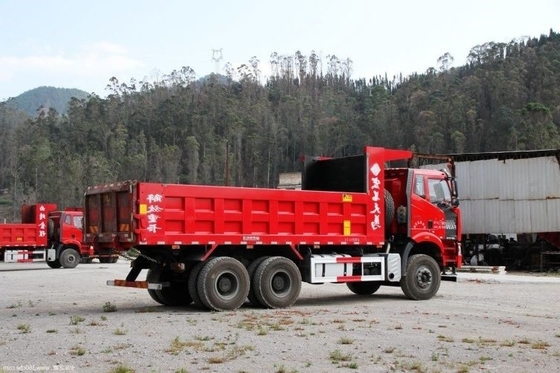 10 Número de pneu FAW Jiefang J6P camião pesado versão sudoeste 370HP 6X4 6.4m camião de descarga