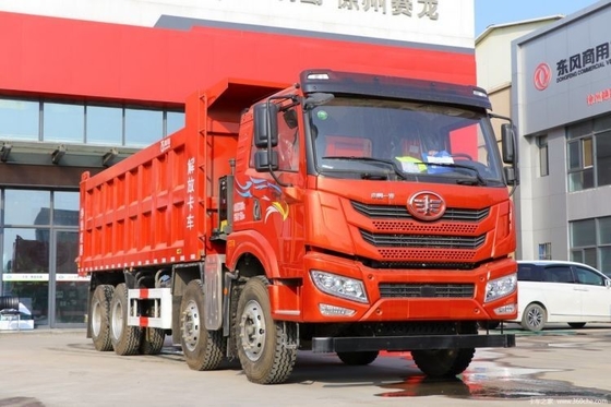 Weichhai Motor Qingdao Jiefang Wei V caminhão pesado 2.0 350 HP 8X4 6,5m camiões de lixo