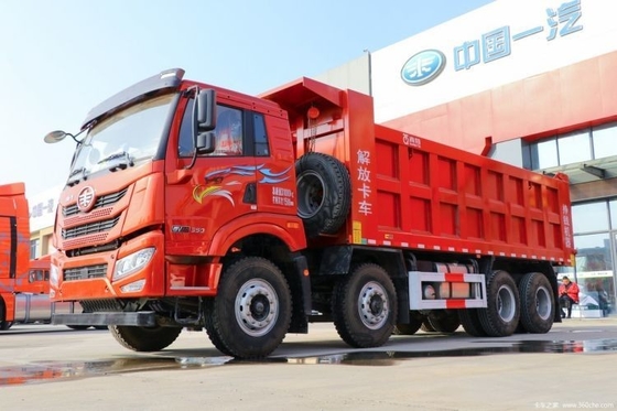 Weichhai Motor Qingdao Jiefang Wei V caminhão pesado 2.0 350 HP 8X4 6,5m camiões de lixo