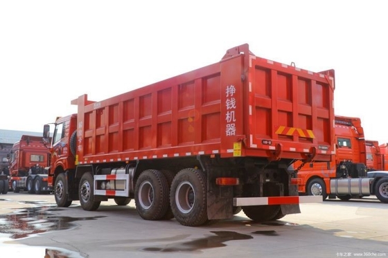 Weichhai Motor Qingdao Jiefang Wei V caminhão pesado 2.0 350 HP 8X4 6,5m camiões de lixo
