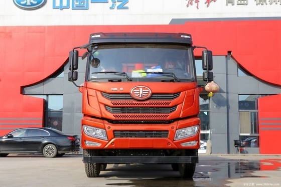 Weichhai Motor Qingdao Jiefang Wei V caminhão pesado 2.0 350 HP 8X4 6,5m camiões de lixo