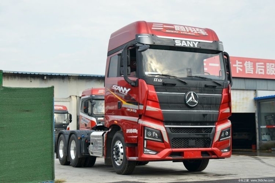 Trinity 460 HP 6X4 Caminhão pesado cabeça 0 km Trator de segmento com câmera traseira 360 °