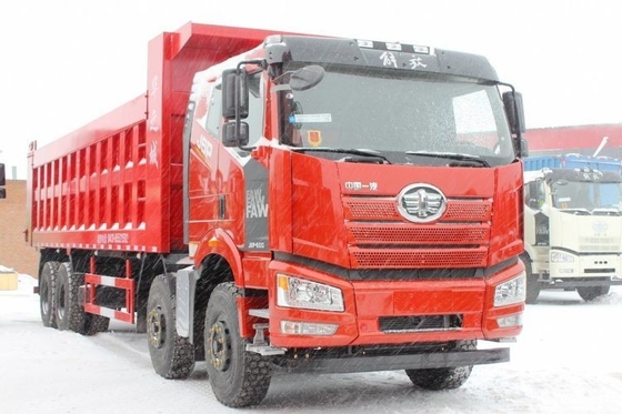 23 Hot Boutique Carros Usados Faw Jiefang J6P Caminhão Pesado 500 HP 8X4 8,5m Caminhão Tipper