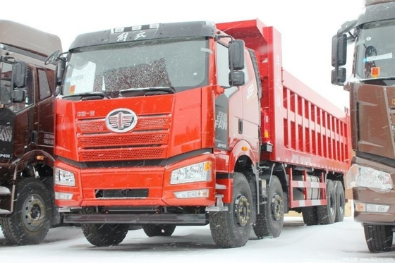 23 Hot Boutique Carros Usados Faw Jiefang J6P Caminhão Pesado 500 HP 8X4 8,5m Caminhão Tipper