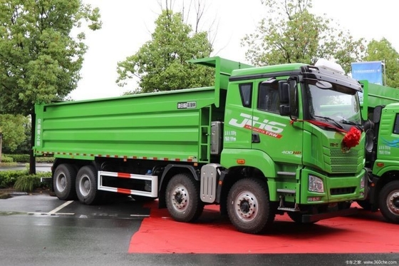 FAST Gear Box 400 HP 8X4 6,5m Qingdao Jiefang JH6 Pequeno caminhão versão piloto Dump Truck