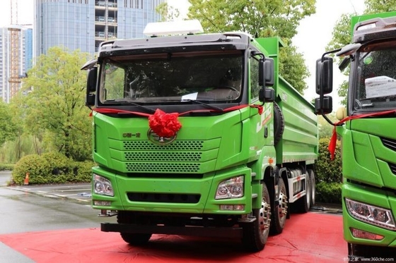 FAST Gear Box 400 HP 8X4 6,5m Qingdao Jiefang JH6 Pequeno caminhão versão piloto Dump Truck