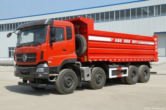 Avançado Dongfeng Veículo Comercial Tianlong KC caminhão pesado 450hp 8X4 8,6m camiões de lixo